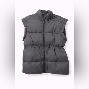Express Black Puffer Vest